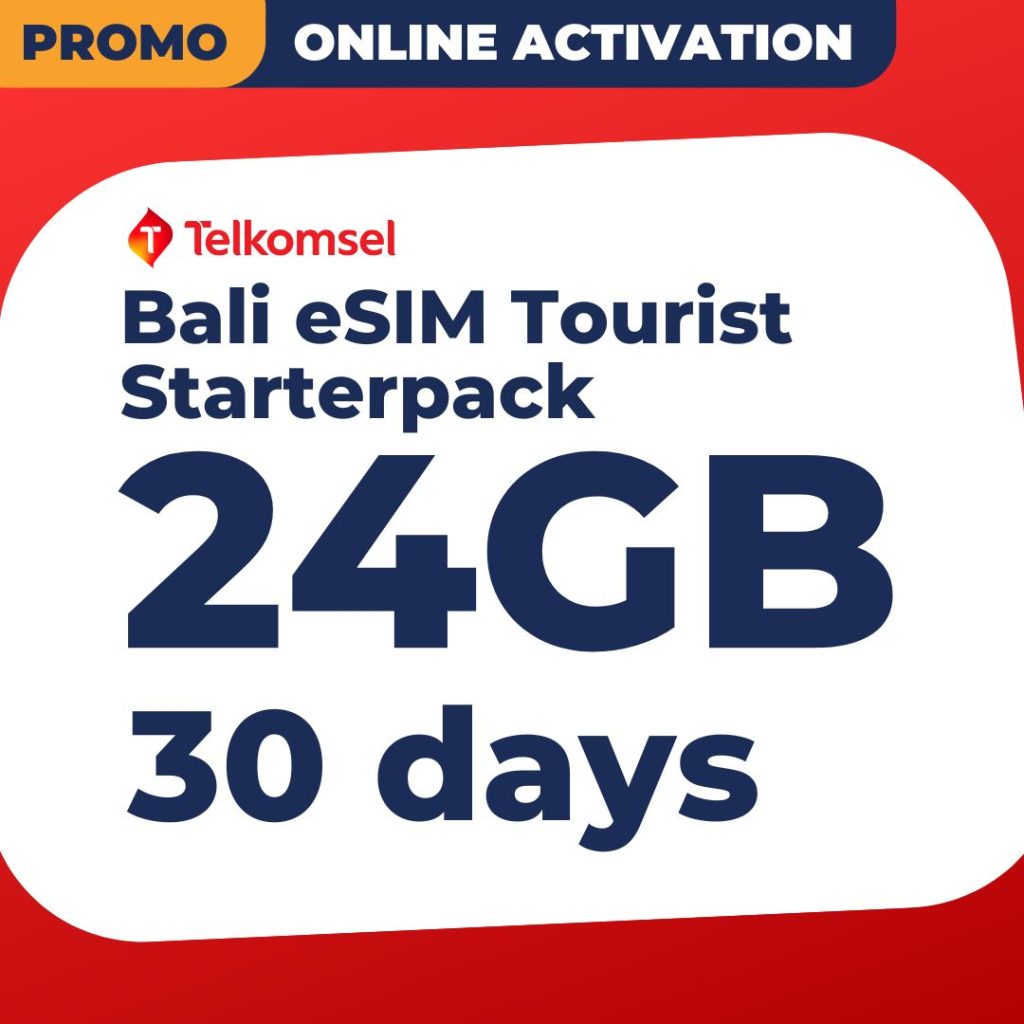 Bali eSIM Tourist - 24GB (30 days)