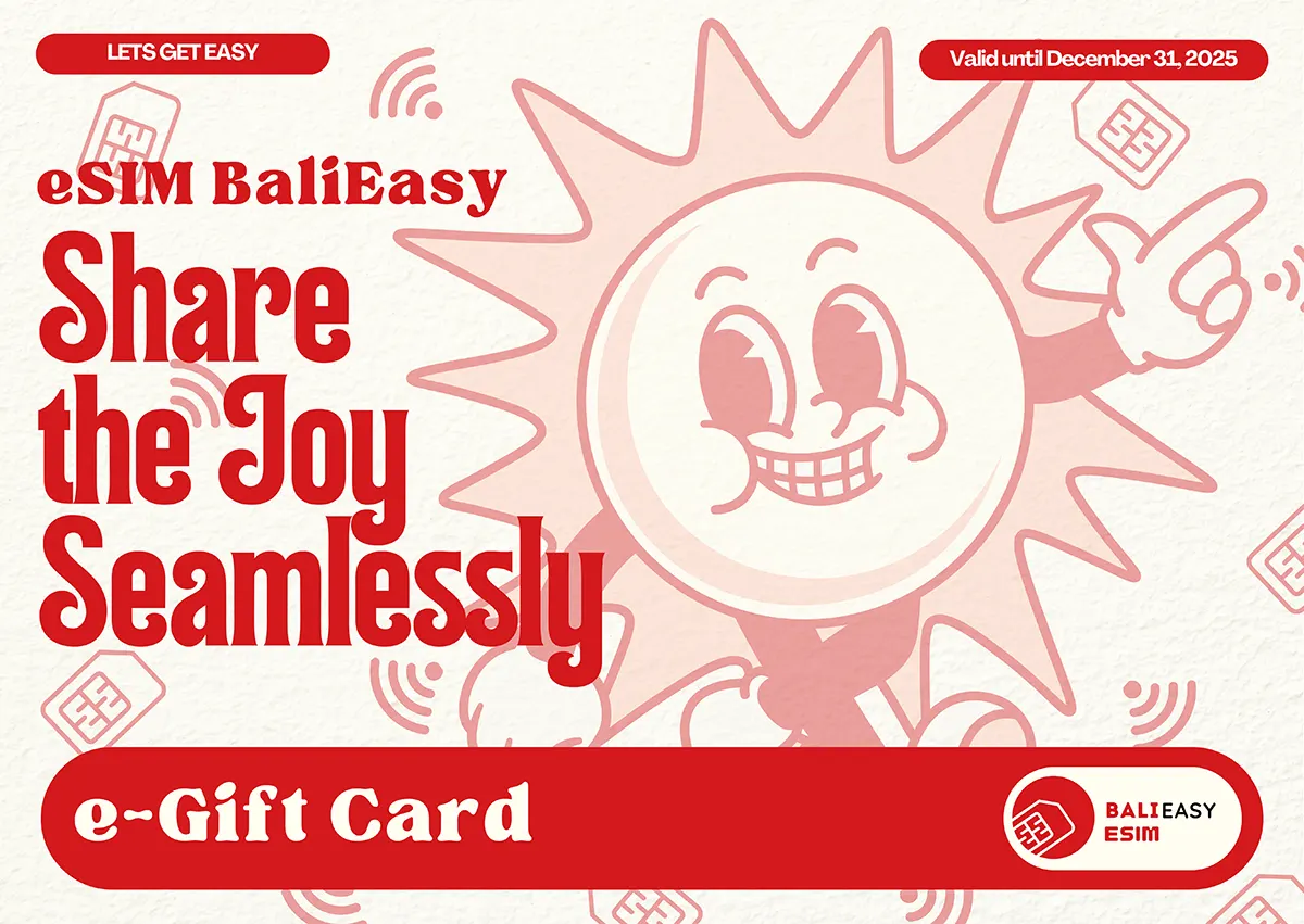 Bali Gift Card - eSIM BaliEasy