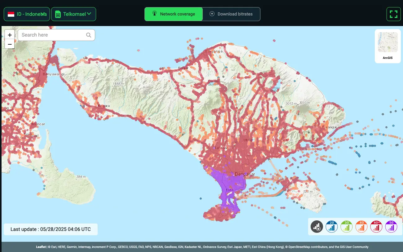 5G Coverage in Bali