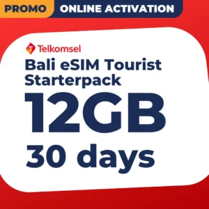 Bali eSIM Tourist - 12GB (30 days)