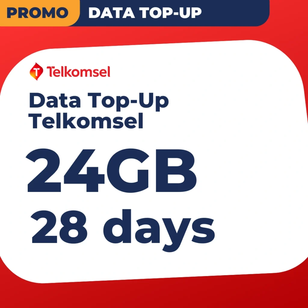 data top up telkomsel 24GB Bali