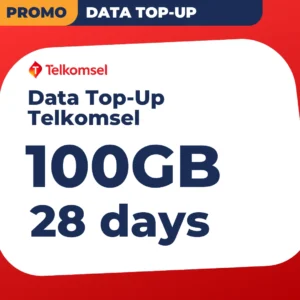 data top up telkomsel 100GB Bali