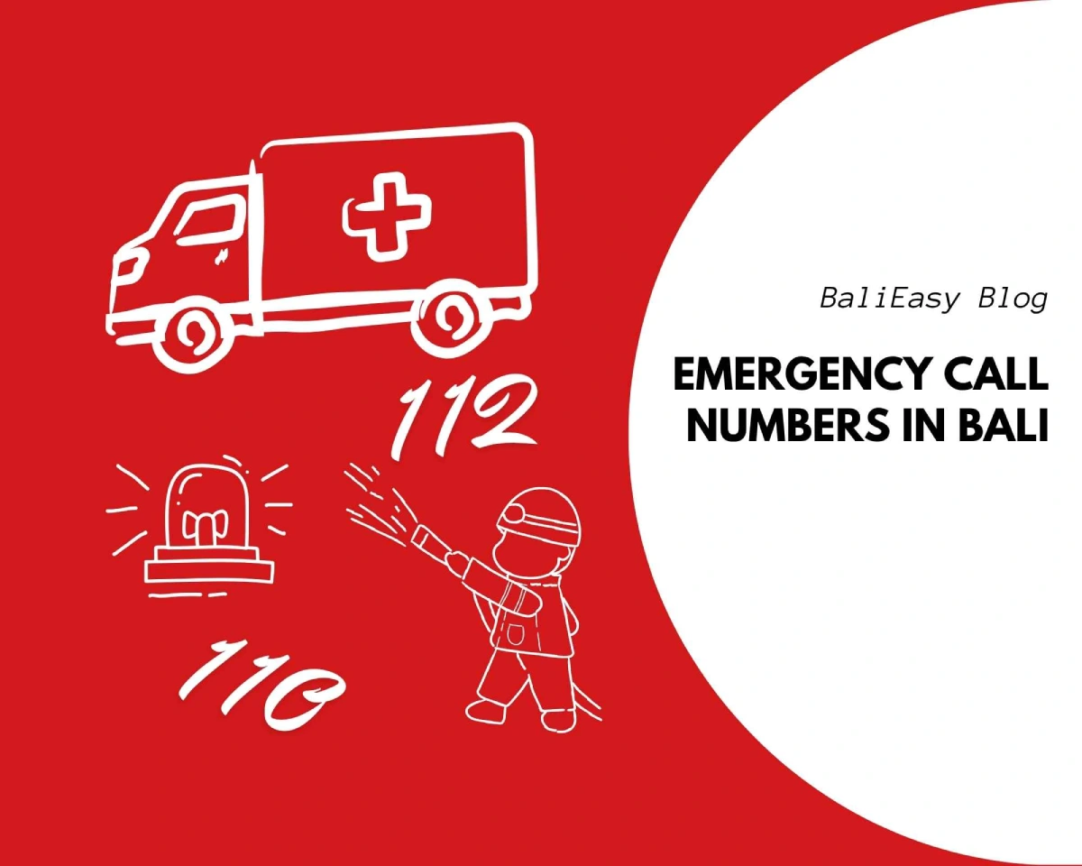 emergency call numbers in Bali